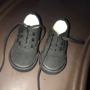 4.5C Black Toddler Vans